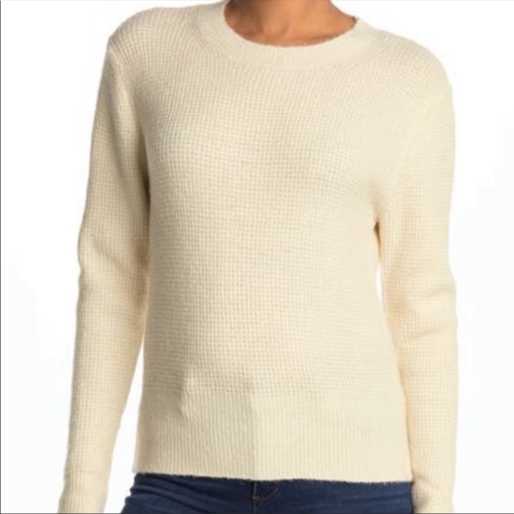 NEW Sophie Rue Ivory Pullover Sweater size Large